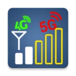 chart signals & net speed test android application logo